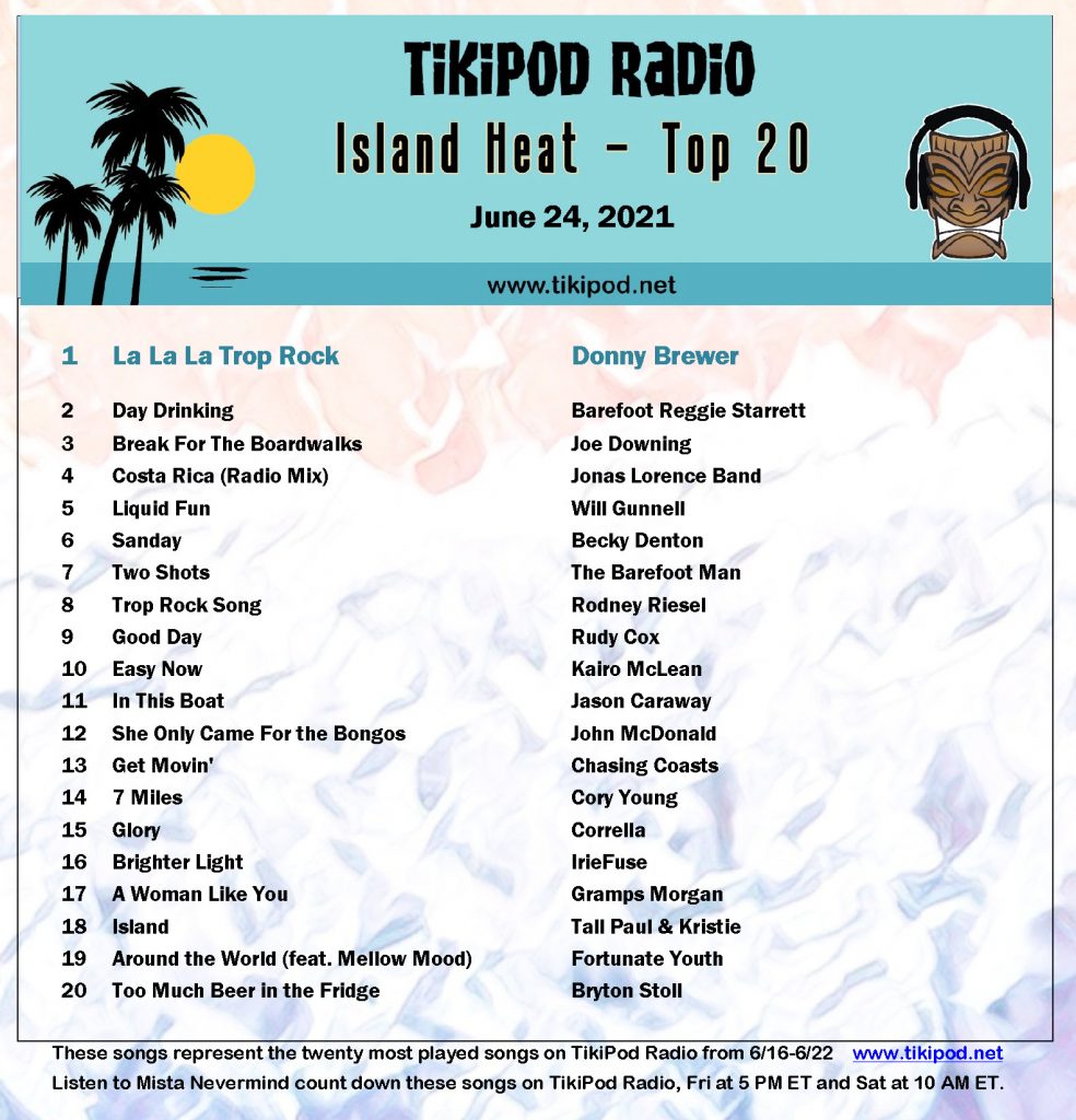 Top Trop Rock and Reggae Songs